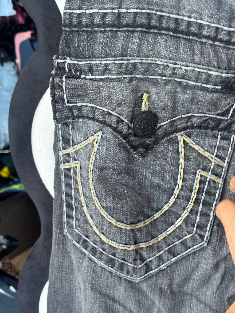 True Religion faded black